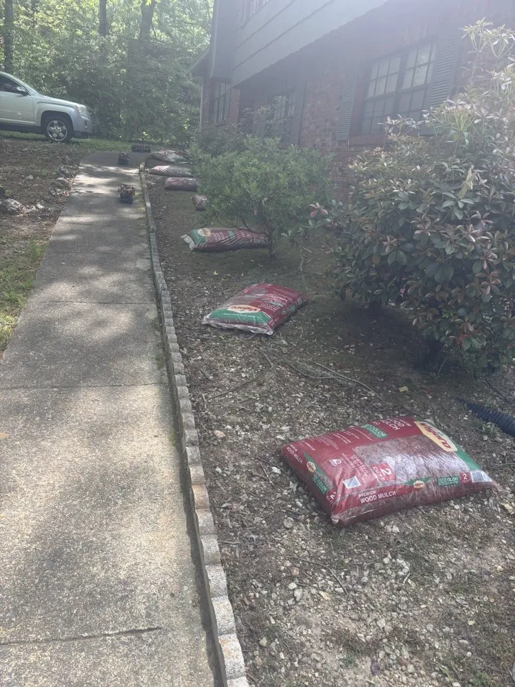 Custom yard cleanup service in Alabaster, AL by Aguirre Lawn Care and Landscaping