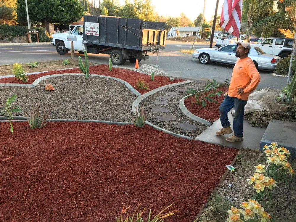 Custom landscape design in Vista, CA by Agustin Landscaping