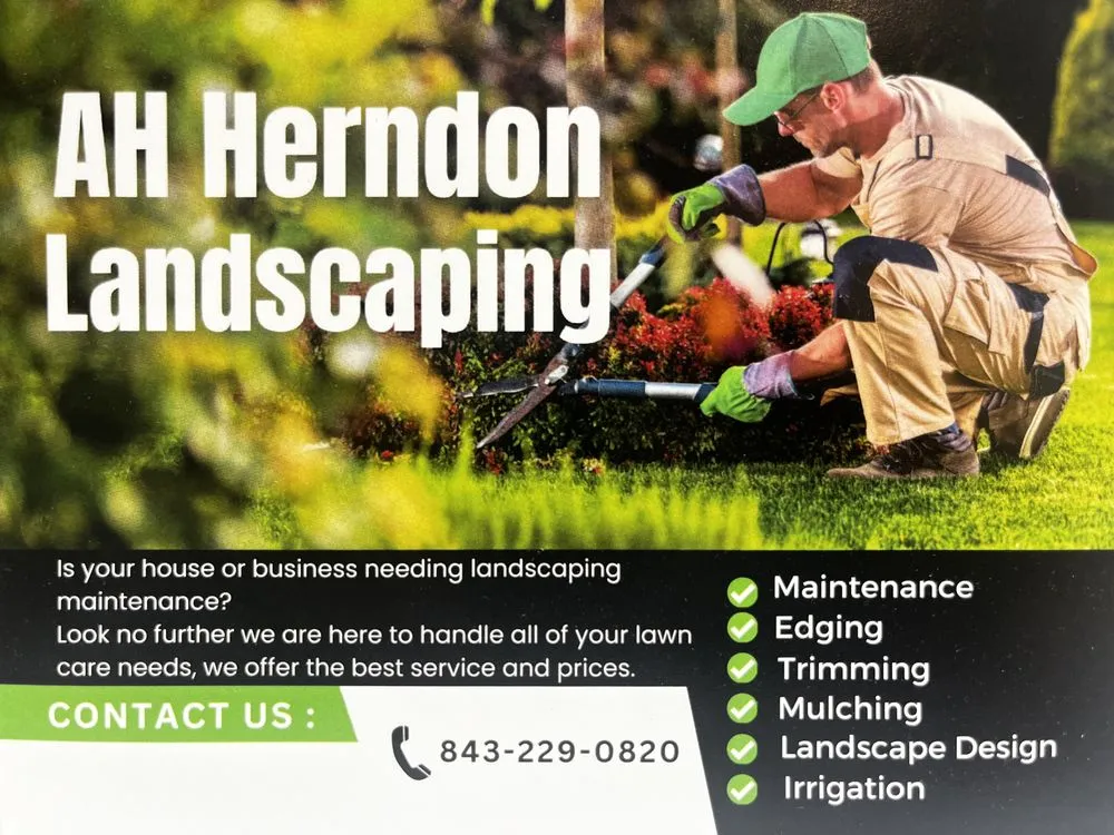 Professional lawn mowing service experts serving Conway, SC - AH Herndon Landscaping