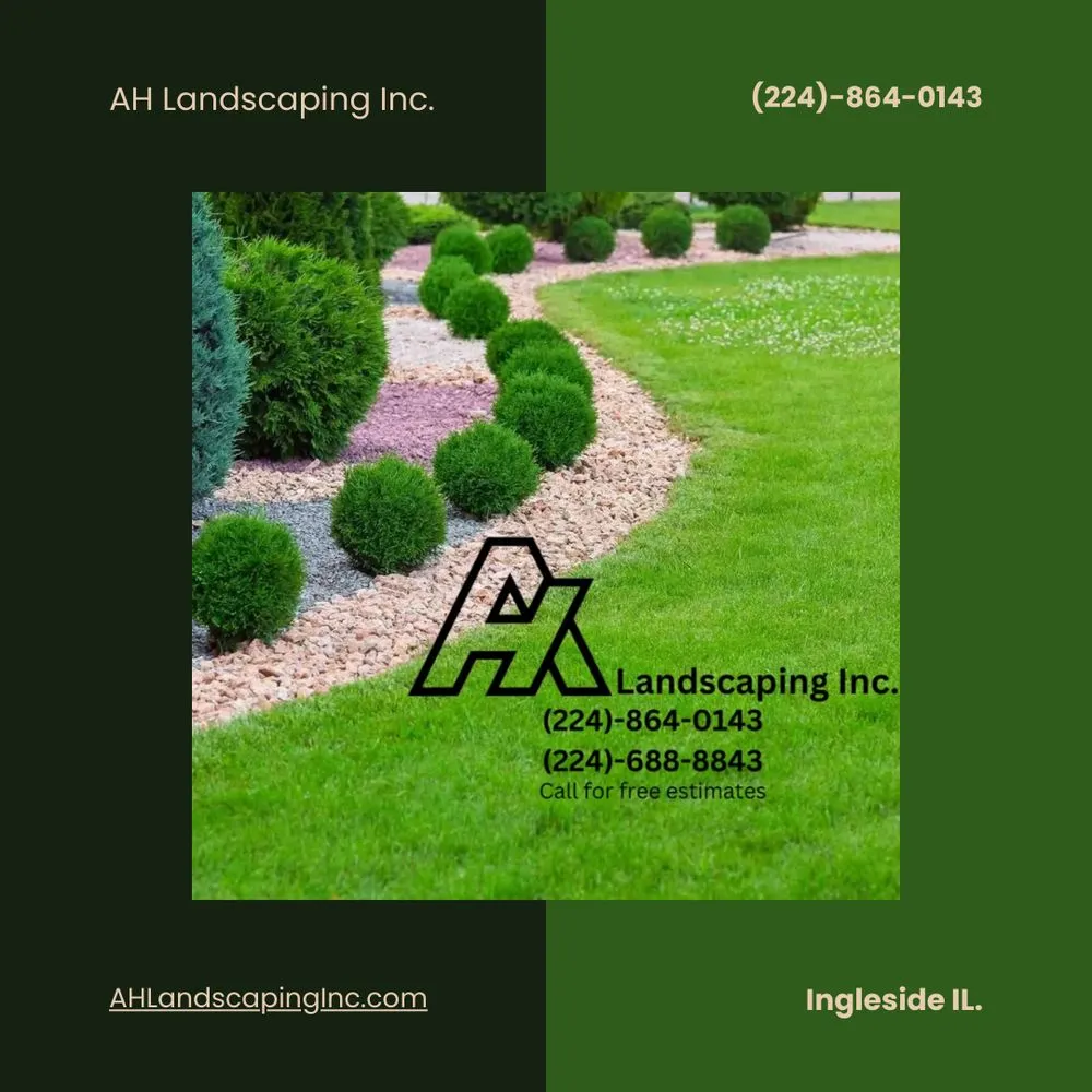 Custom lawn mowing service in Ingleside, IL by AH Landscaping