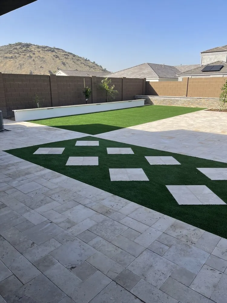 Professional yard cleanup service in Phoenix, AZ by A.H. Landscaping