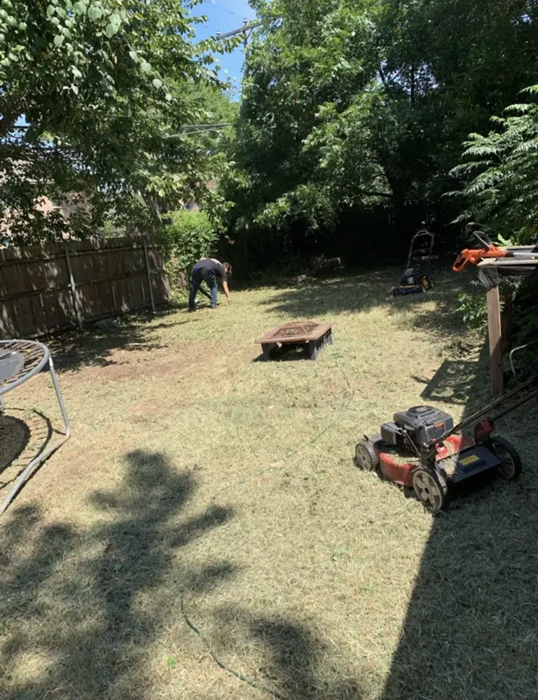 Custom garden landscaping in Arlington, TX by A&H Patriot Landscaing