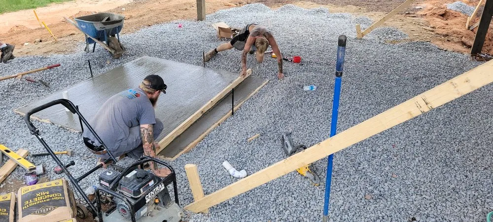 Custom landscape installation in Ellijay, GA - Aha Outdoor Creations