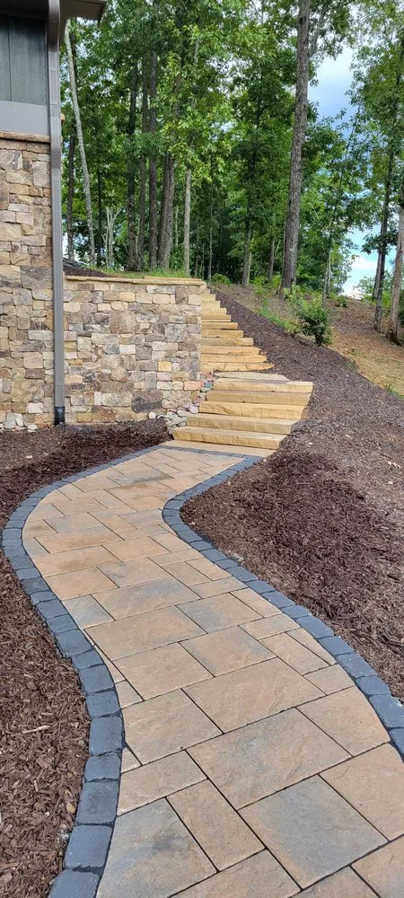 Trusted landscaping services with custom design in Ellijay, GA by Aha Outdoor Creations