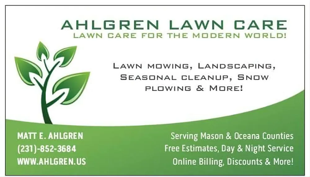 Affordable outdoor landscaping experts serving Scottville, MI - Ahlgren Lawn Care