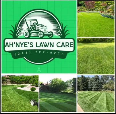 Ahnyes Lawn Care Logo