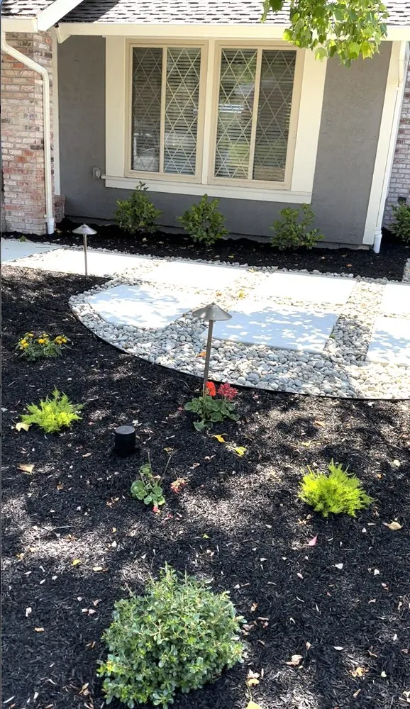 Professional garden landscaping for residential properties in Concord, CA by AHS Landscaping