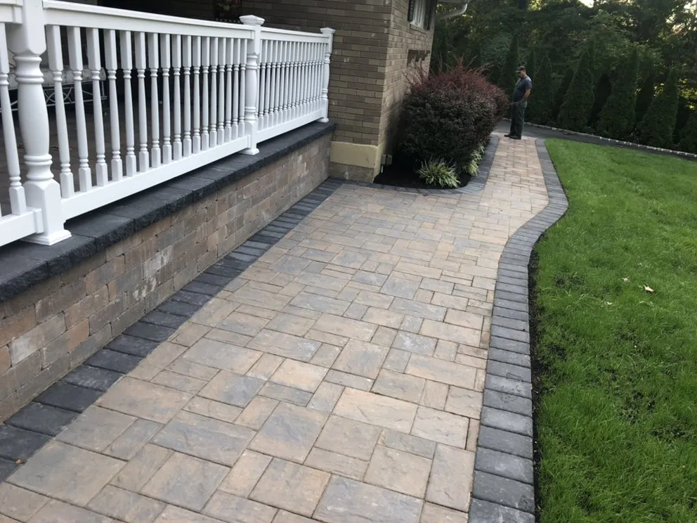 Affordable landscape design with custom design in Commack, NY by AI Landscaping