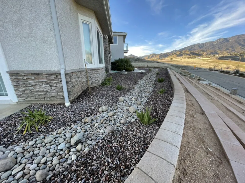 Affordable garden landscaping for homes in Moreno Valley, CA by Aidan Jade Landscaping