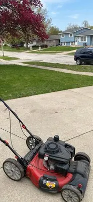 Aiden’s lawnmowing service Logo