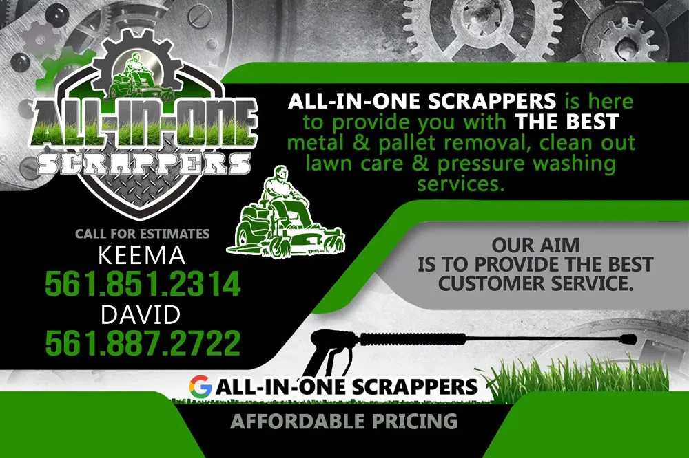 Trusted lawn mowing service experts serving Jacksonville, FL - AIl In One Scrappers