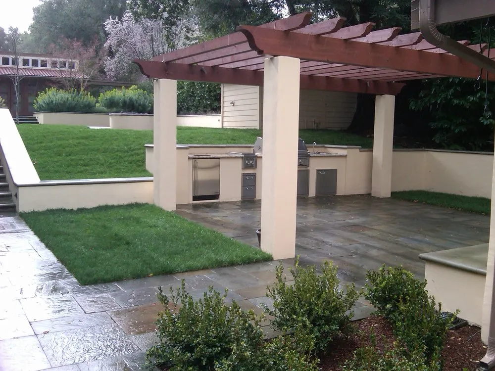 Reliable landscape installation for homes in Burlingame, CA by AIM Consolutions Inc