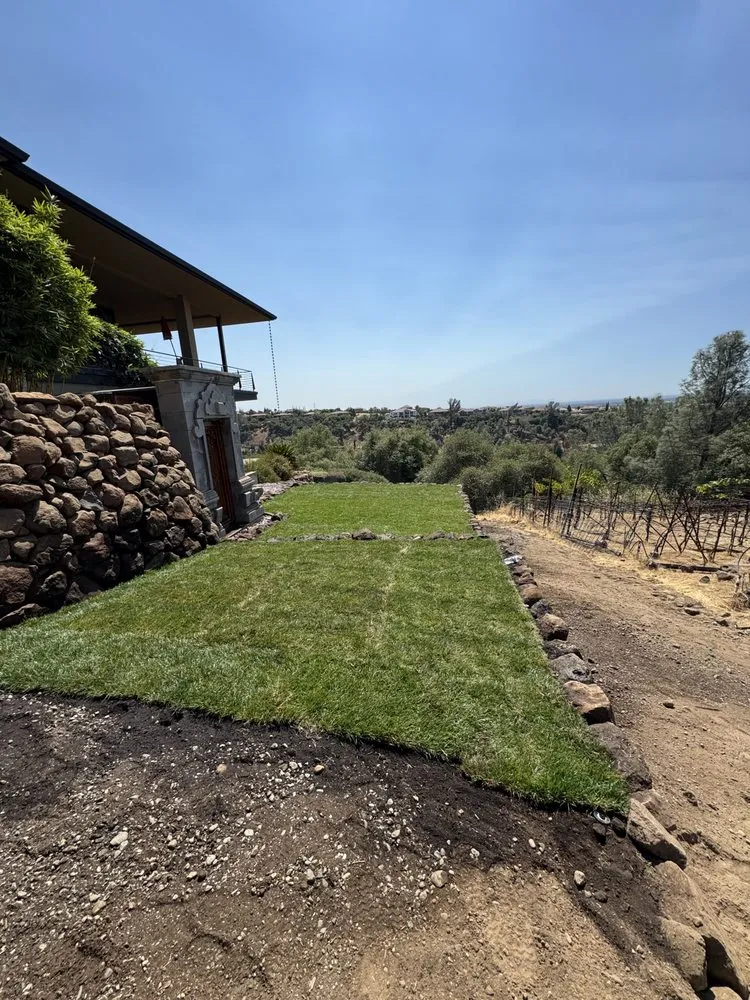 Custom outdoor landscaping in Oroville, CA - AIM Excavation