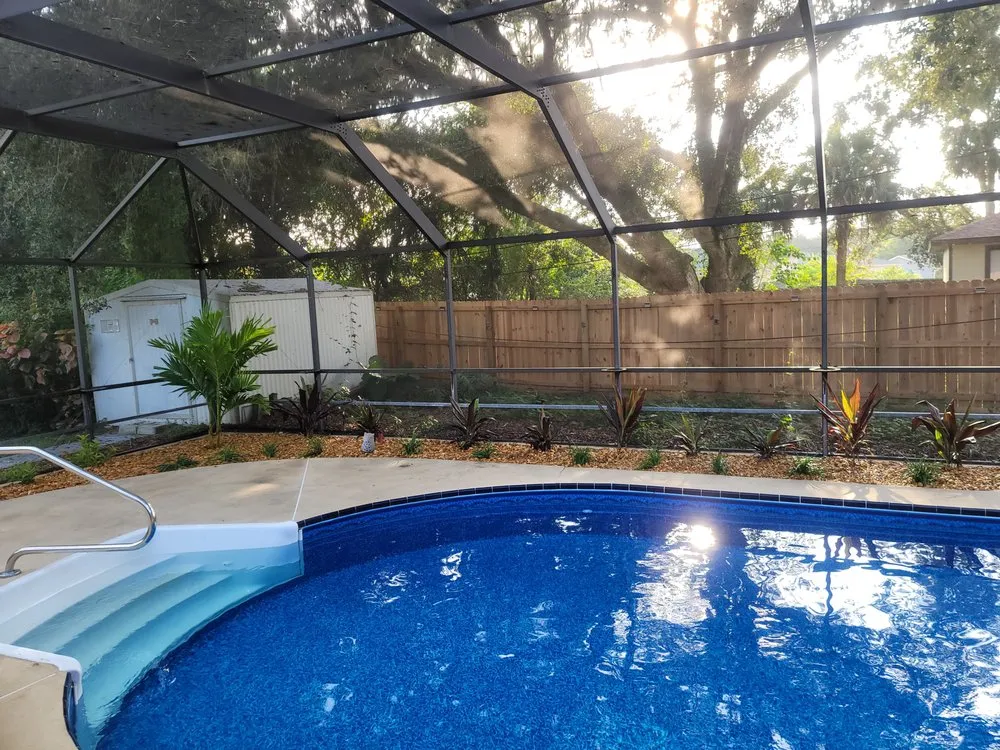 Local lawn mowing service for beautiful yards in Palm Bay, FL by Aim High Lawn & Landscape