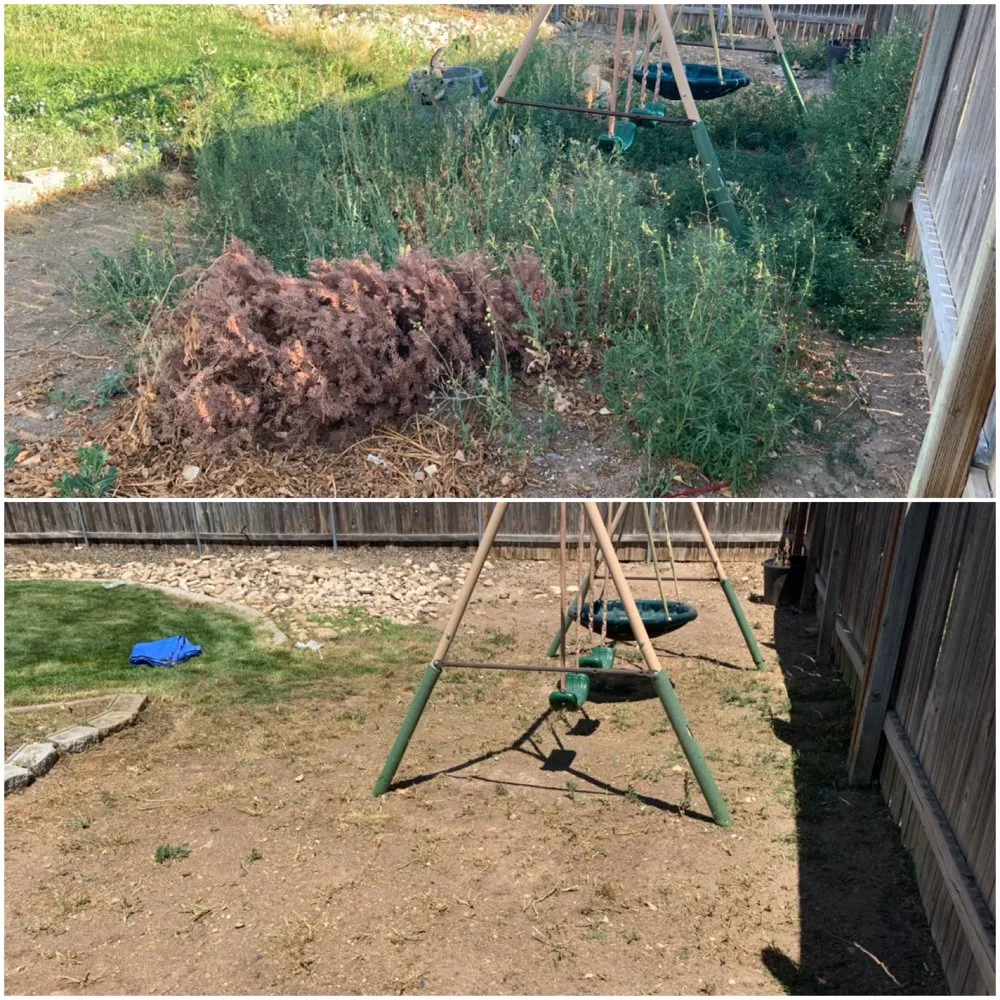 Custom landscape installation in Kuna, ID by Aim High Lawn and Landscape