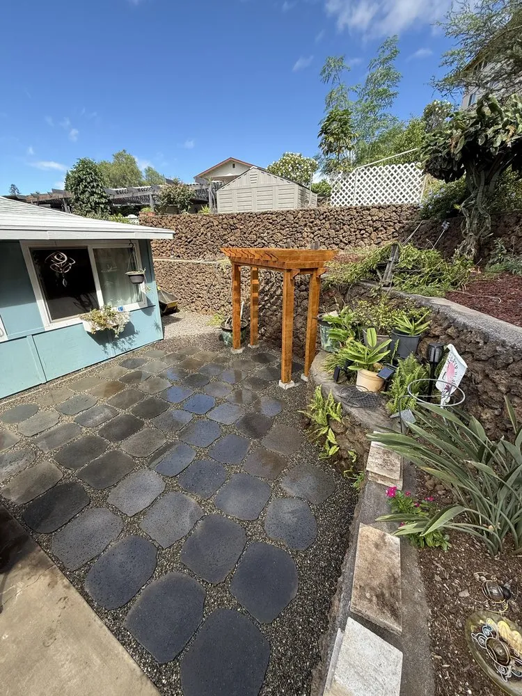 Custom landscape design in Puako, HI - Aina Terra Permascapes