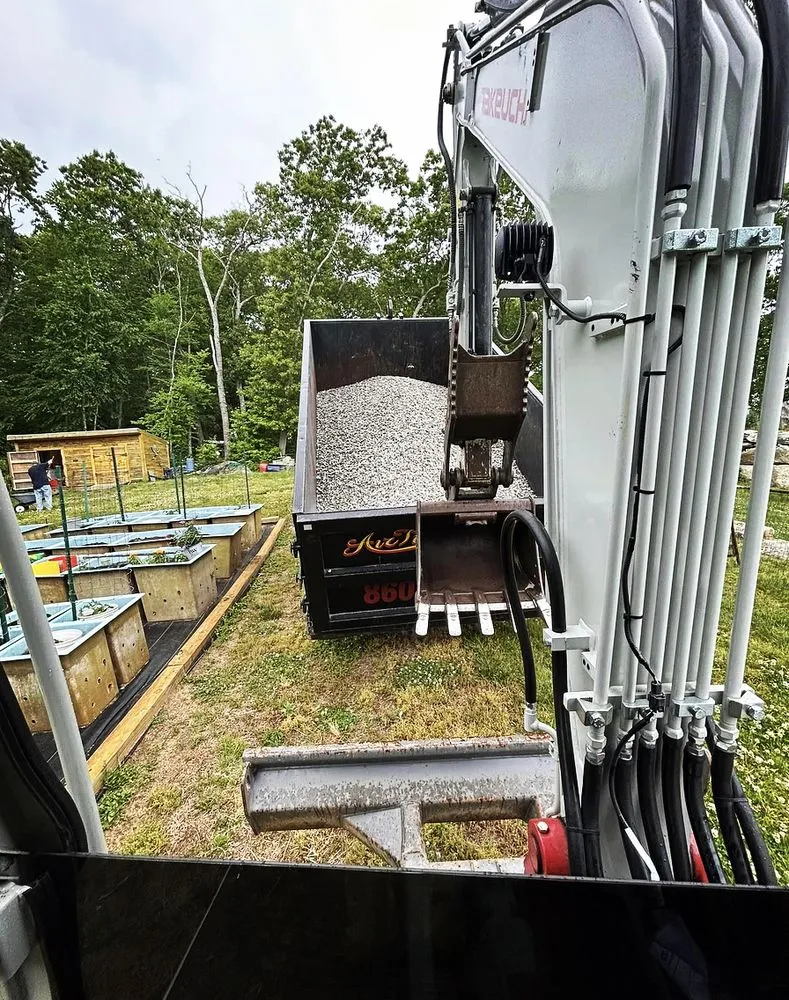 Custom garden landscaping with custom design across Quaker Hill, CT - Airtime Landscaping