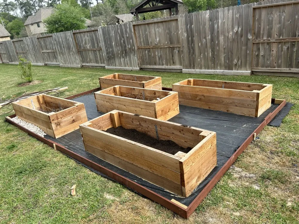 Affordable yard cleanup service for year-round maintenance in Houston, TX by Aisling Prime Landscaping & Design