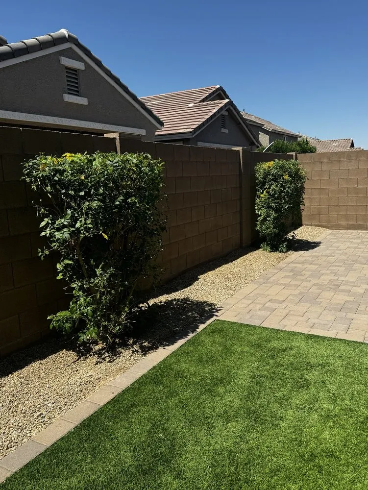 Affordable residential landscaping in El Mirage, AZ by Aispuros Landscape