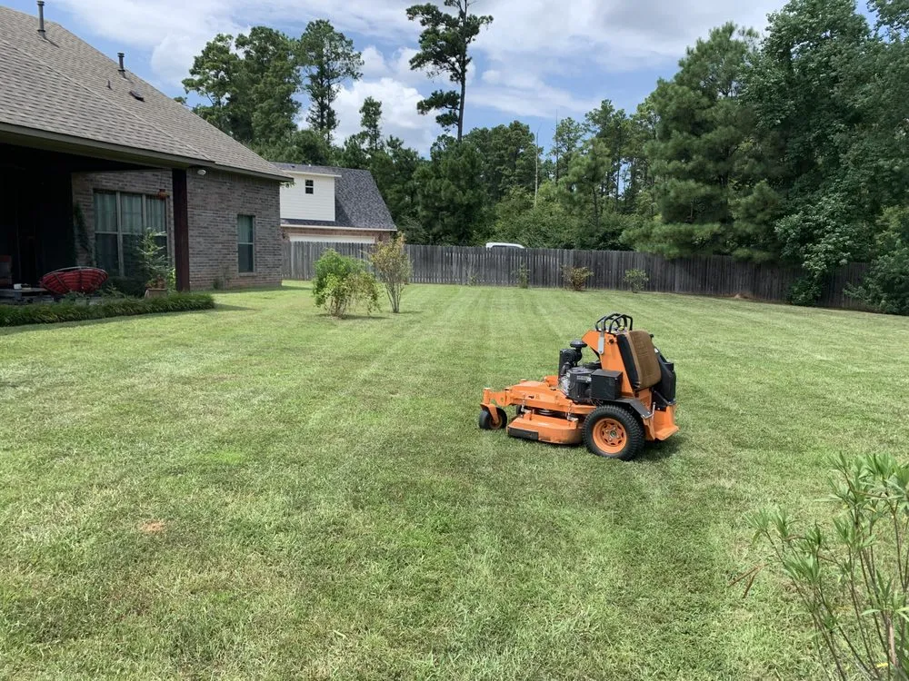 Custom yard cleanup service with custom design across Bossier City, LA - A&J Advanced Lawn Care Services