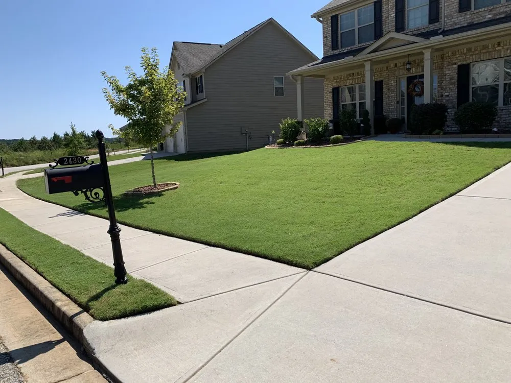 Custom outdoor landscaping in Conyers, GA by A&J Clean Cut Lawn Care