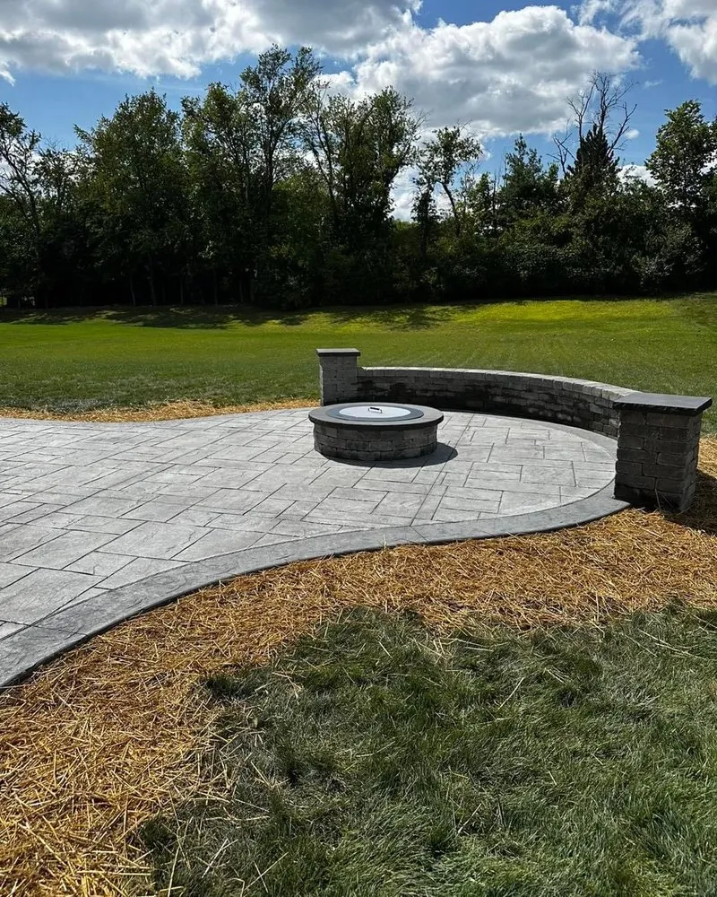 Custom landscaping services in Elkridge, MD by AJ Concrete Contractor