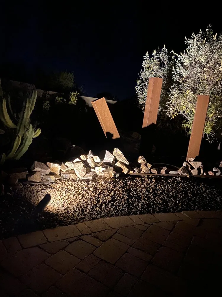 Custom landscape installation in Tucson, AZ by A&J Hardscapes