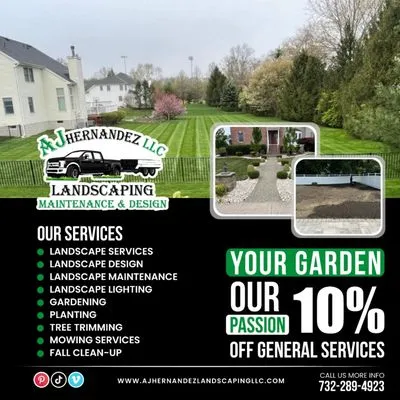 Aj Hernandez Landscaping Logo