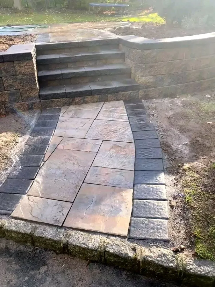 Expert landscape installation in North Brunswick Township, NJ by AJ &J Construction