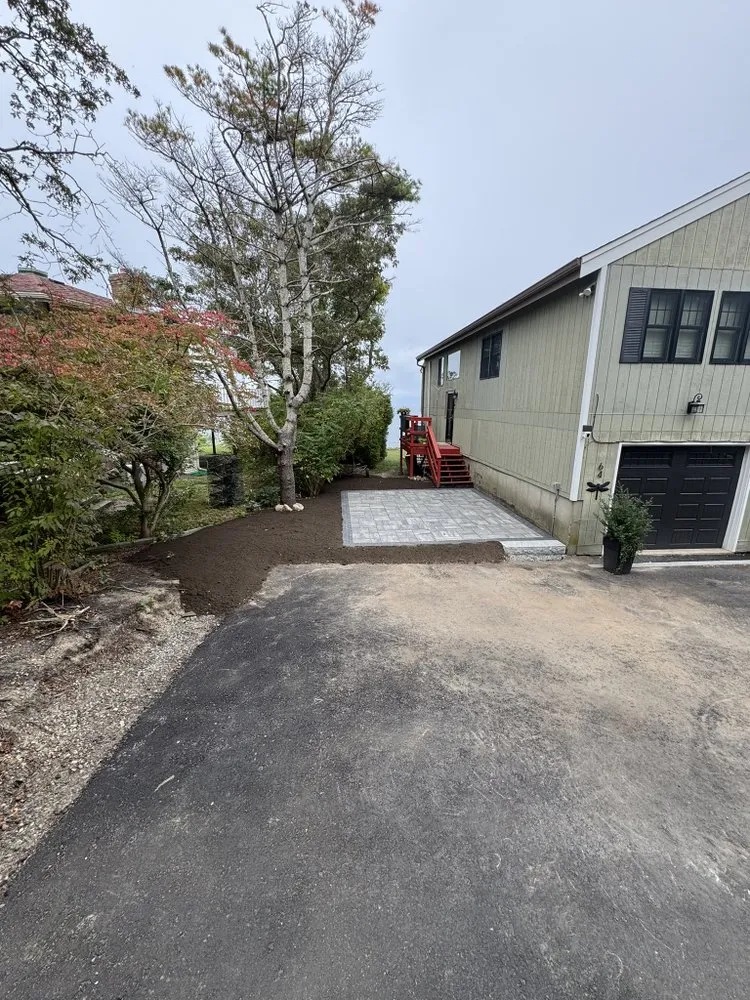 Top-rated outdoor landscaping for homes in Plymouth, MA by AJ Land Construction