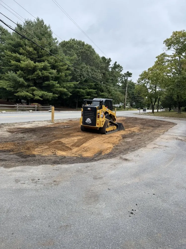 Expert yard maintenance with custom design in Plymouth, MA by AJ Land Construction