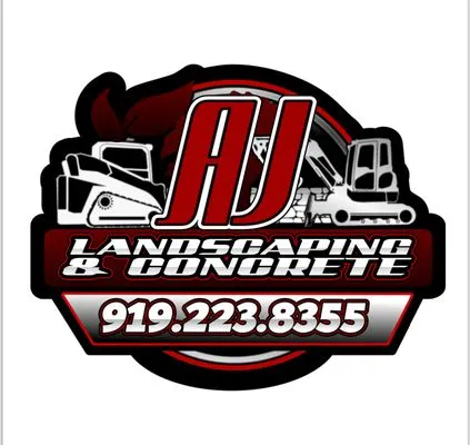 AJ Landscaping and Concrete Logo