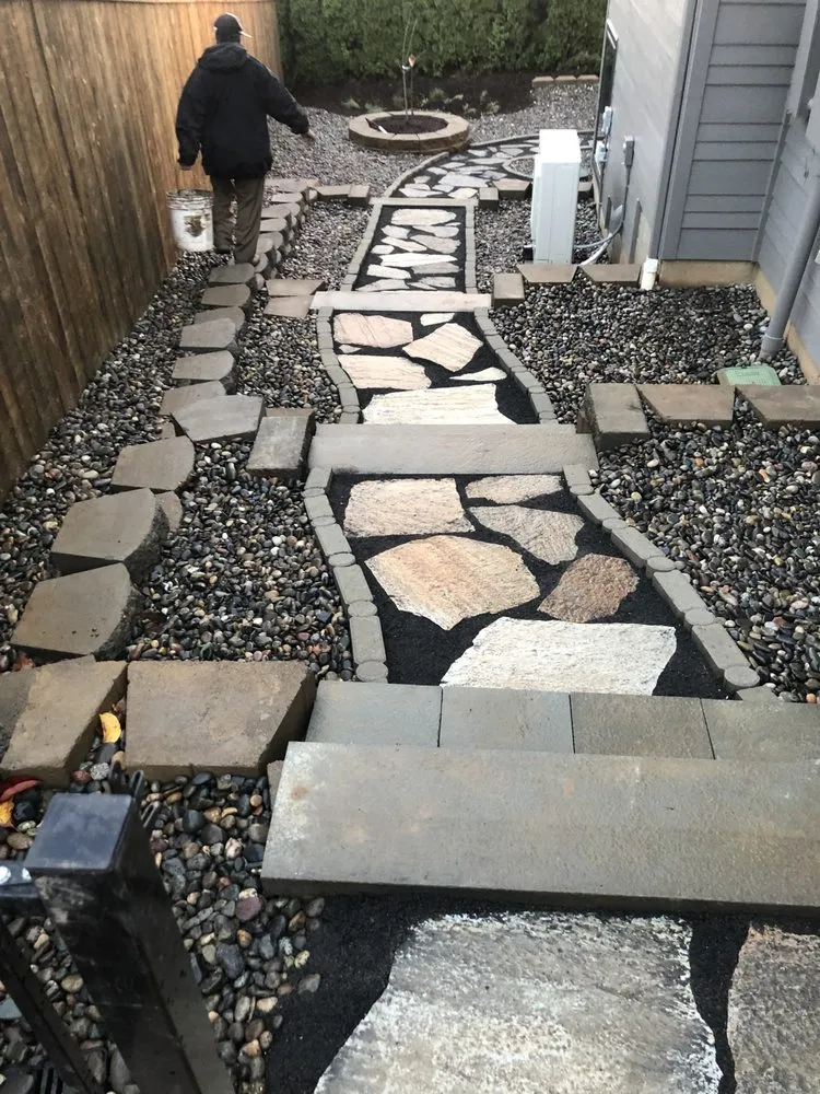 Affordable garden landscaping with custom design in Vancouver, WA by A&J Landscaping