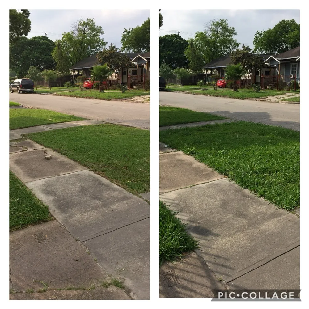 Expert lawn mowing service for homes in Houston, TX by A&J Lawn And Car Wash Service