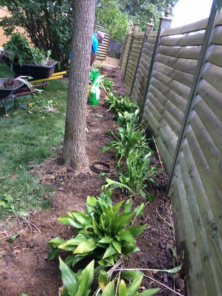 Professional garden landscaping in Perry, IA by Aj Lawn Care
