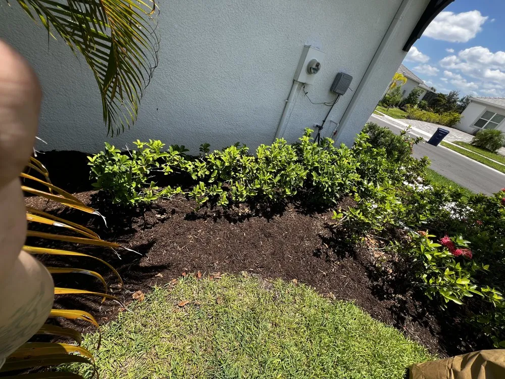Custom landscaping services for homes in Bradenton, FL by A&J Lawn Care Services