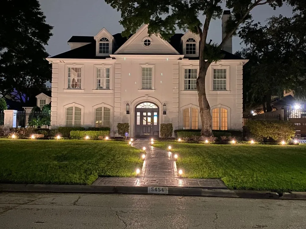 Custom landscape design with custom design across Houston, TX - AJ Rain Sprinkler