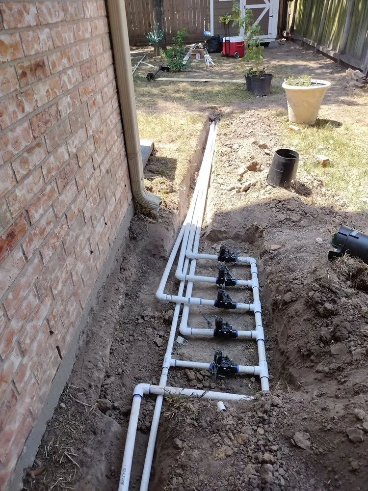 Custom residential landscaping for residential properties in Houston, TX by AJ Rain Sprinkler