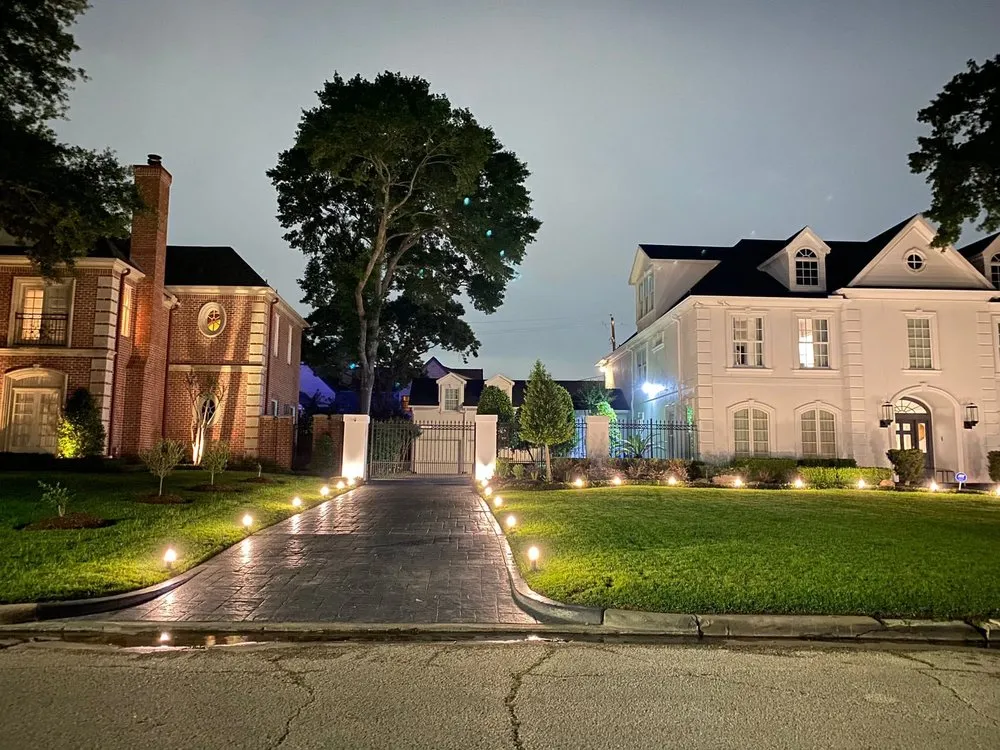 Expert landscape installation in Houston, TX by AJ Rain Sprinkler