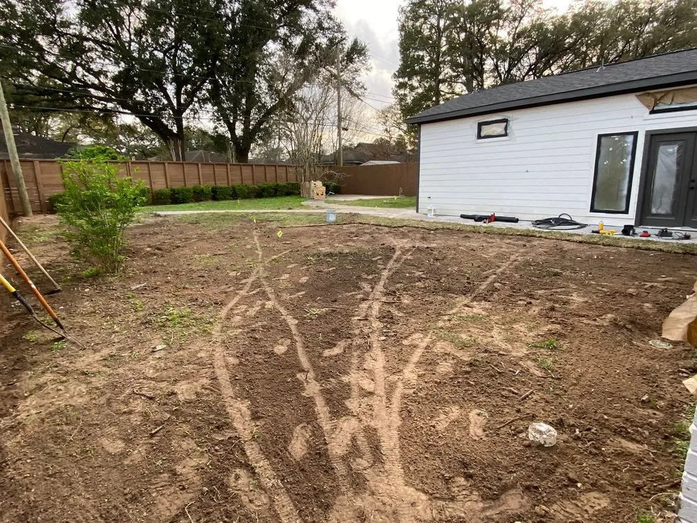 Custom outdoor landscaping in Houston, TX - AJ Rain Sprinkler