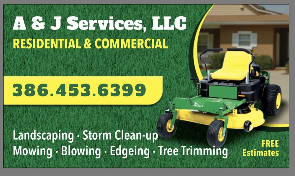 Trusted landscape design in Ormond Beach, FL by A&J Services