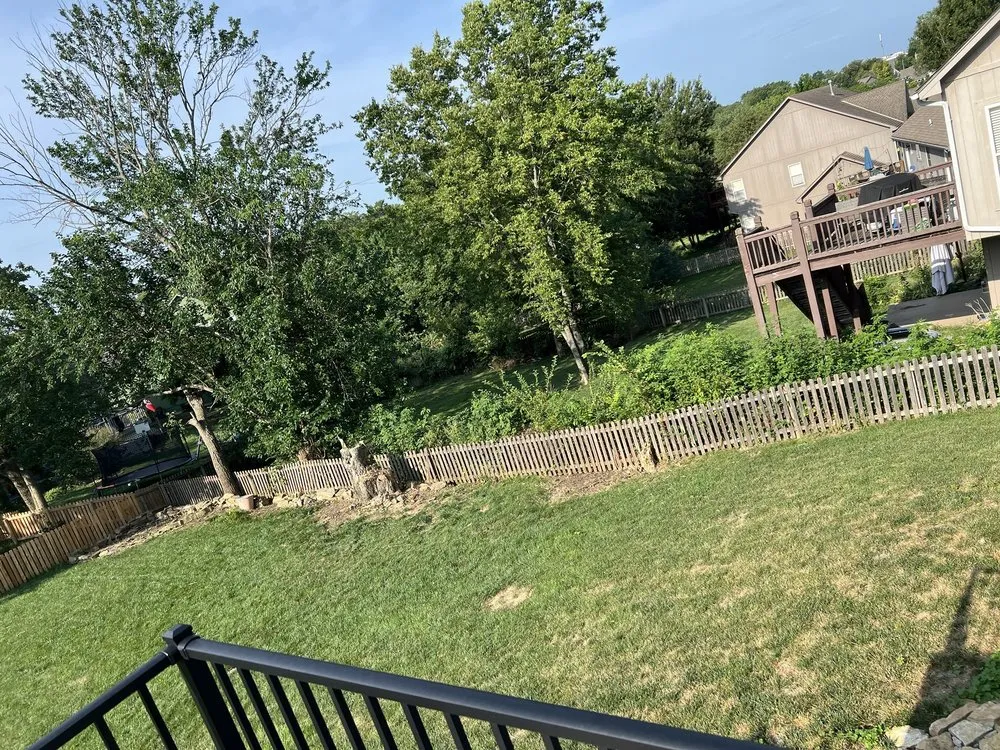 Local lawn mowing service with custom design in Olathe, KS by A&J Tree Services Kc