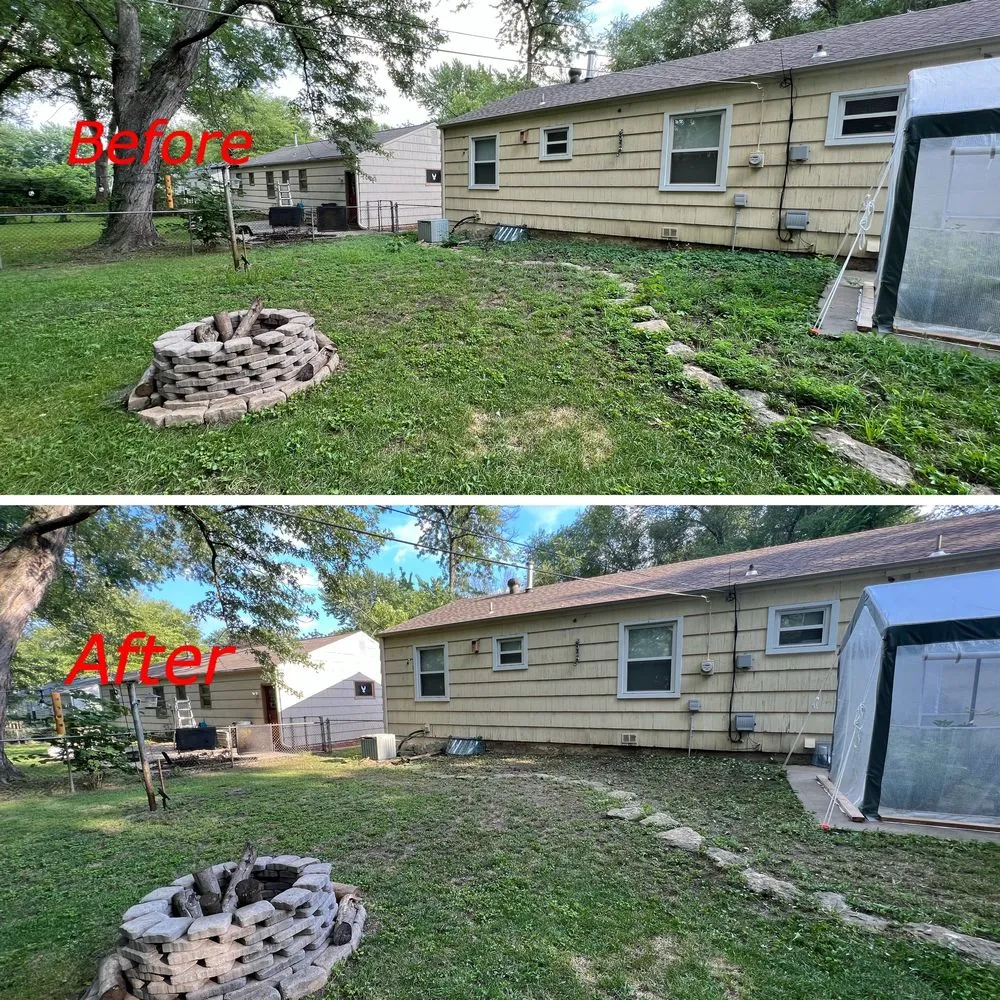 Affordable residential landscaping with custom design in Olathe, KS by A&J Tree Services Kc