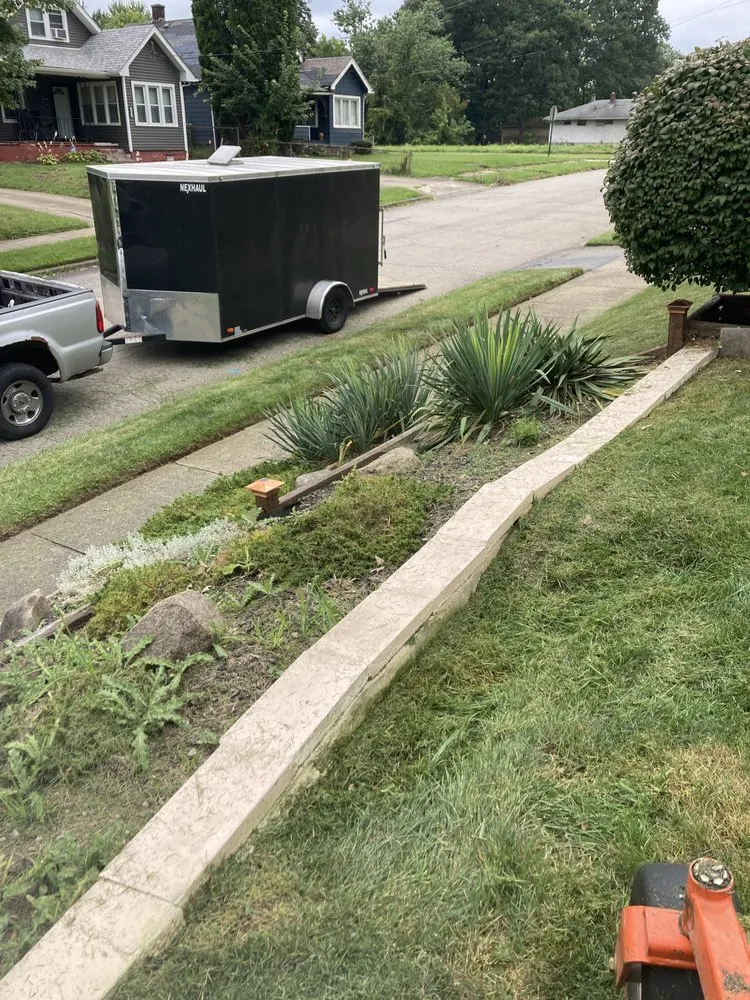 Local landscape installation in Youngstown, OH by AJ&A Snow Removal and Lawn Care