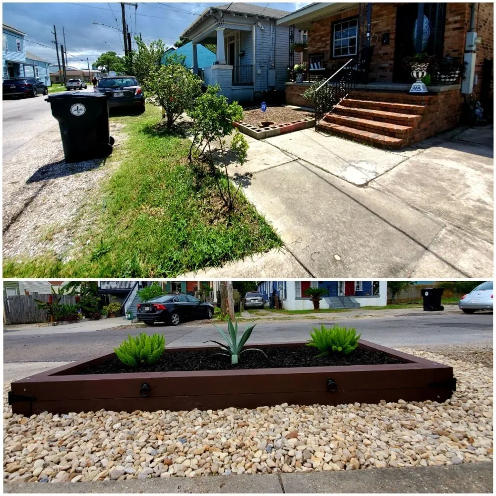 Affordable landscape design in Metairie, LA by AJax Landscape