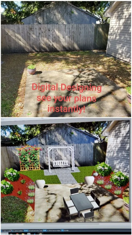 Local landscape installation in Metairie, LA - AJax Landscape
