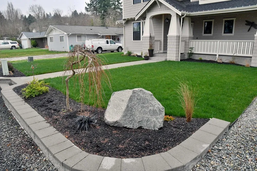 Professional residential landscaping for beautiful yards in Olympia, WA by AJB Landscaping & Fence