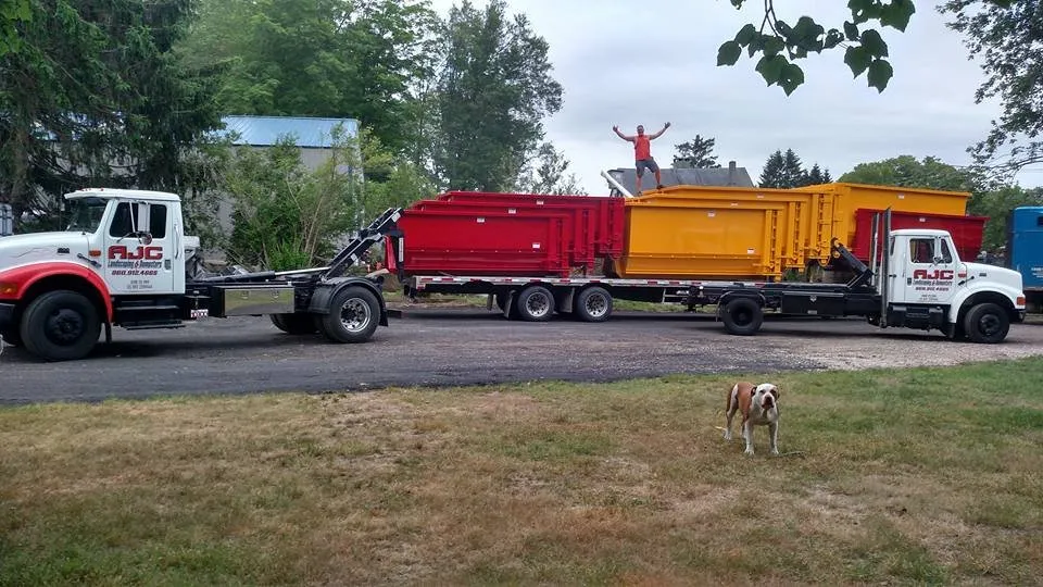 Professional lawn care service for outdoor upgrades across Oakdale, CT - AJC Landscaping & Dumpsters