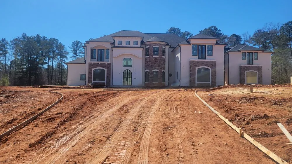 Professional landscape installation with custom design in McDonough, GA by AJC Lawn Care