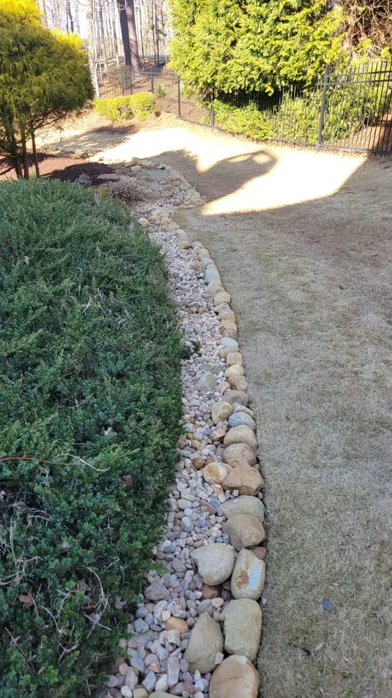 Custom yard cleanup service in McDonough, GA by AJC Lawn Care